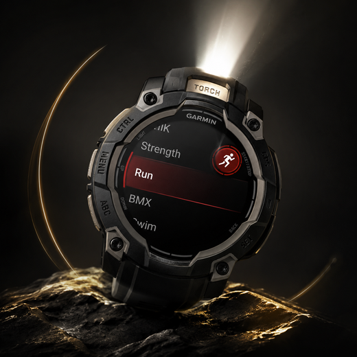 Garmin Instinct 3 45mm AMOLED – Montre GPS robuste sport, outdoor & santé
