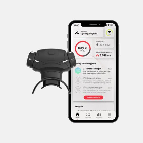 Airofit Elite | Coach respiratoire connecté sport
