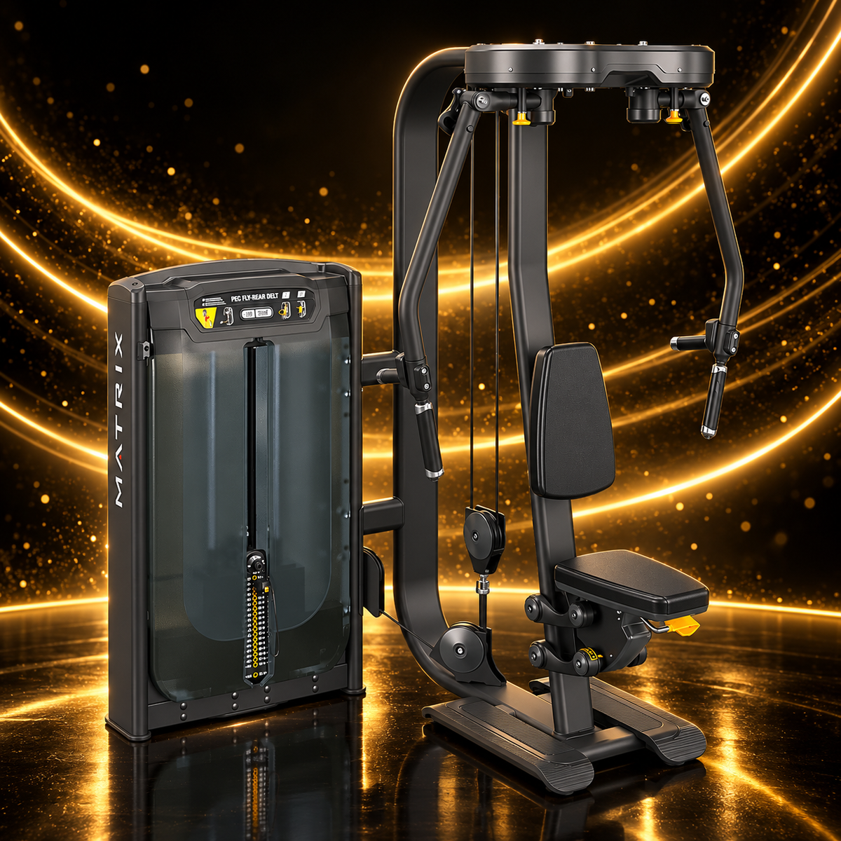 Matrix Fitness G7-S22 Ultra Pectoral Fly — Appareil Musculation Professionnel — vue de trois quarts