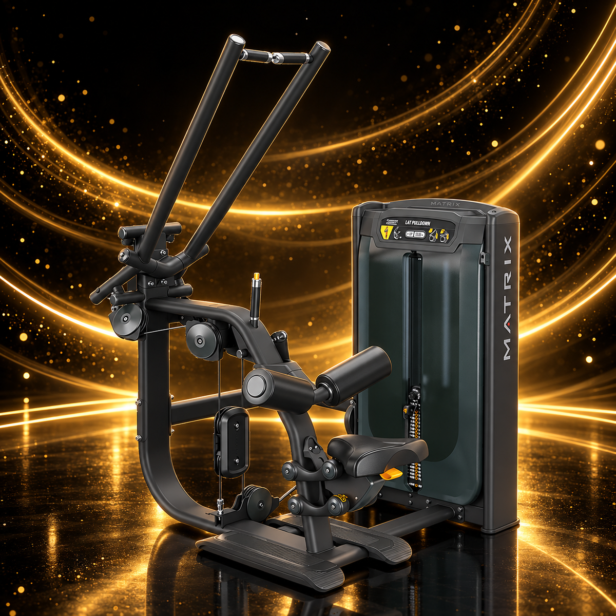 Matrix Fitness G7-S33 Ultra Diverging Lat Pulldown — Appareil Musculation Professionnel — vue de trois quarts