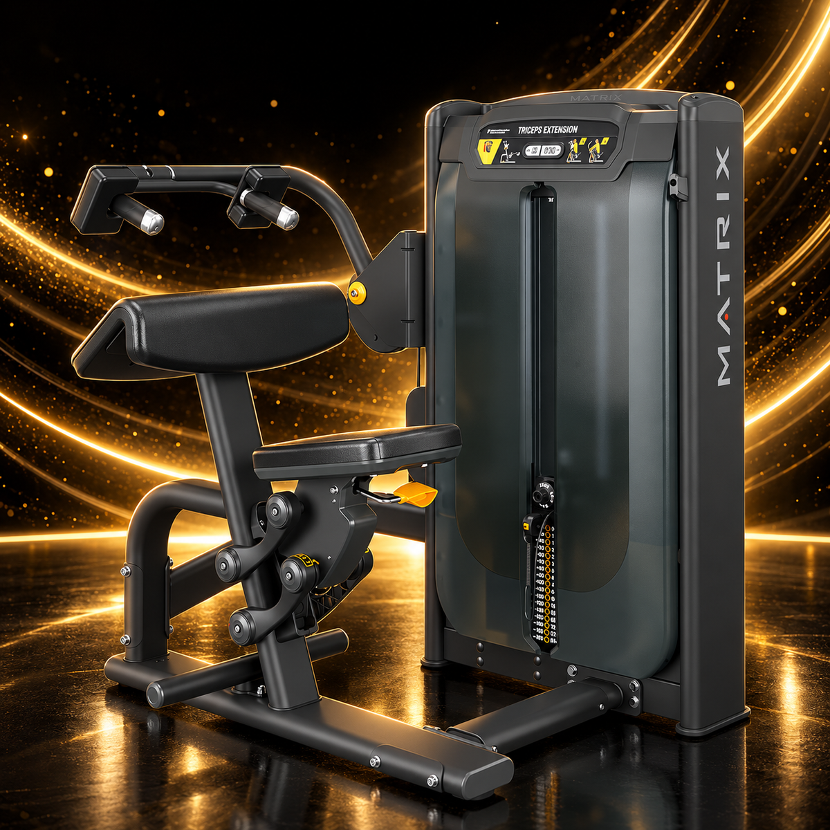 Matrix Fitness G7-S45 Ultra Triceps Extension — Appareil Musculation Professionnel — vue de trois quarts