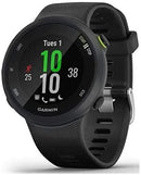 Garmin - Forerunner 45 - Montre de course à pied avec prise en charge des programmes d'entraînement Garmin Coach - Large, Noir