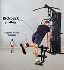 Care - Gym 50 - Presse de Musculation - Station de Développement Musculaire Multifonction - Travail des Muscles Pectoraux, Dorsaux, Bras, Cuisses.