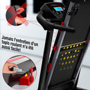 Sportstech Remise de précommande Tapis de Course Pliable et Compact F31- Marque Allemande de qualité - Vidéo Events et APP multijoueur Via écran LCD, Compatible Smartphone 4PS 16km/h
