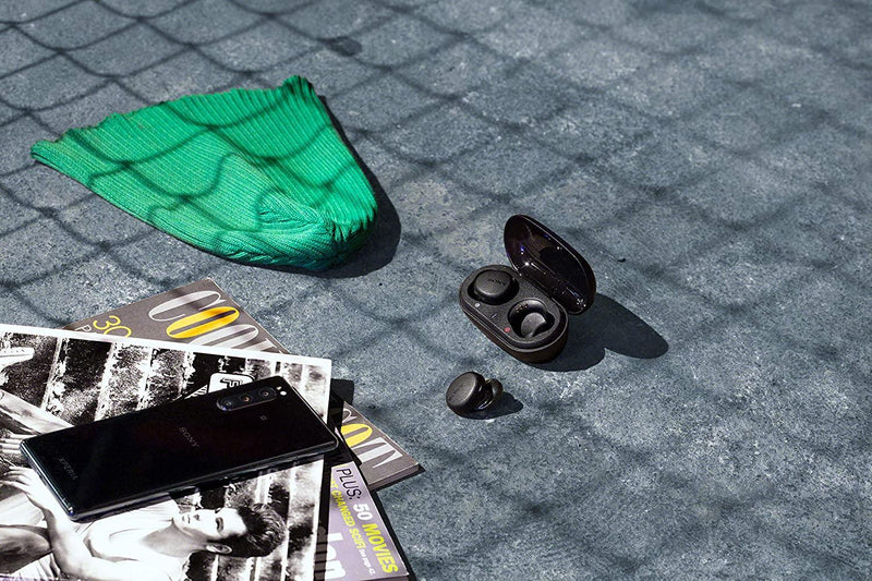 Sony WF-XB700 Ecouteurs Bluetooth sans Fil, 18 Heures d'Autonomie et Fonction Charge Rapide et Compatible Assistants Vocaux, Noir