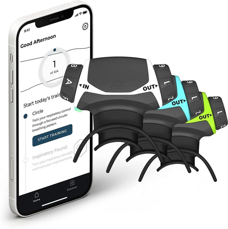 Airofit Active™ Entraîneur Respiratoire et Application de Respiration Guidée - LUXING SPORT