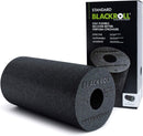 BLACKROLL® STANDARD Rouleau pour Fascia Original (30 x 15 cm), Rouleau de fitness pour automassage du dos et des jambes, Efficace pour l´entrainement fonctionnel, dureté moyenne, Fabriqué en Allemagne - LUXING SPORT