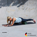 BLACKROLL® STANDARD Rouleau pour Fascia Original (30 x 15 cm), Rouleau de fitness pour automassage du dos et des jambes, Efficace pour l´entrainement fonctionnel, dureté moyenne, Fabriqué en Allemagne - LUXING SPORT