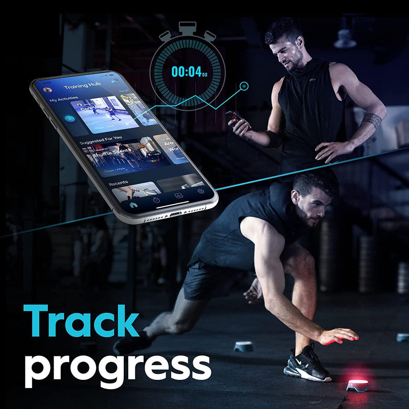 Blazepod : entraînement lumineux “Flash Reflex”. programmes stimulants pour améliorer la vitesse et l’agilité. Pour les athlètes : arts martiaux, football, boxe, basket-ball, coach et entraîneurs. - LUXING SPORT