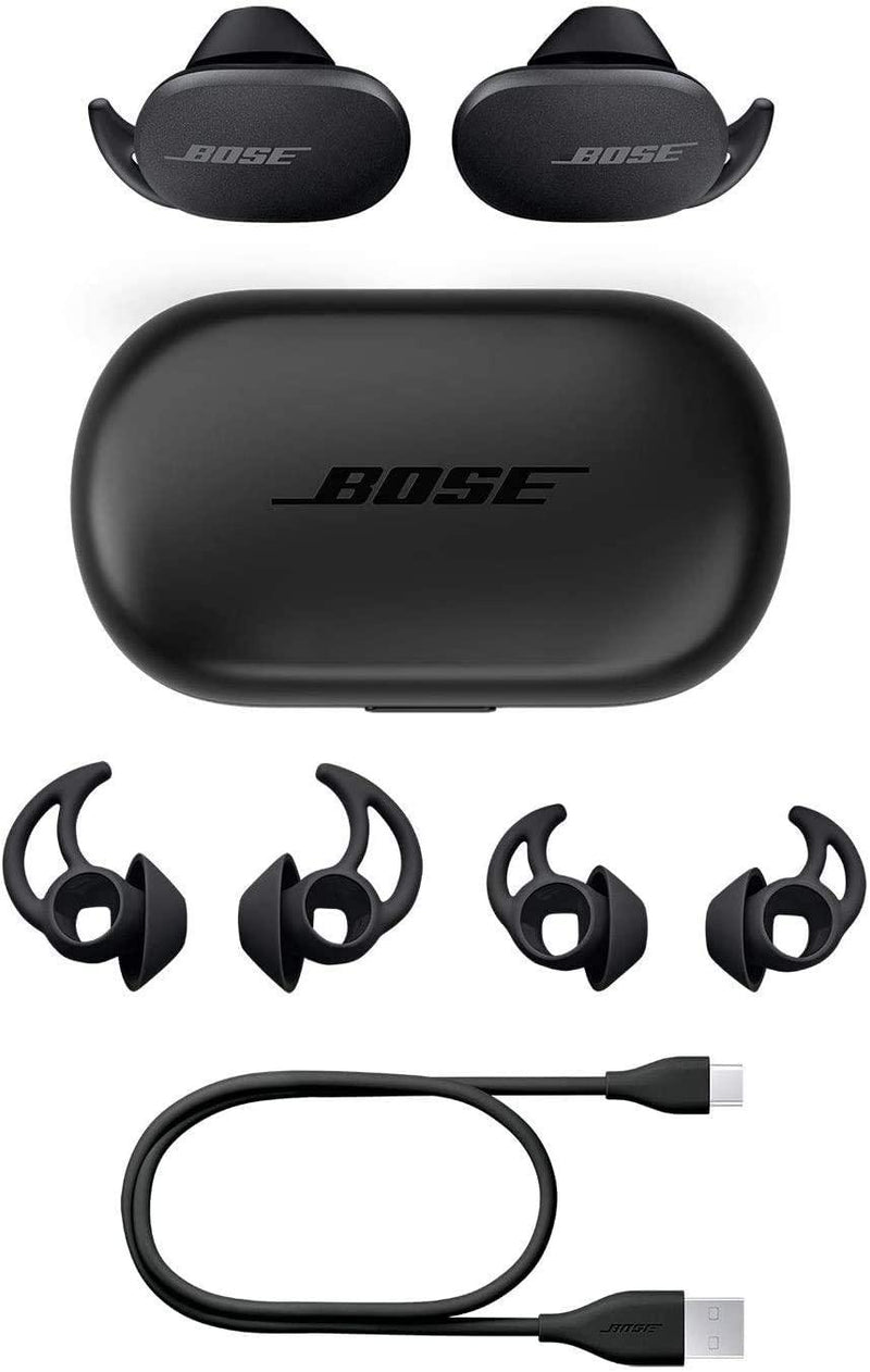 Bose Écouteurs antibruit QuietComfort, véritables écouteurs Bluetooth sans  fil, triple noir - LUXING SPORT
