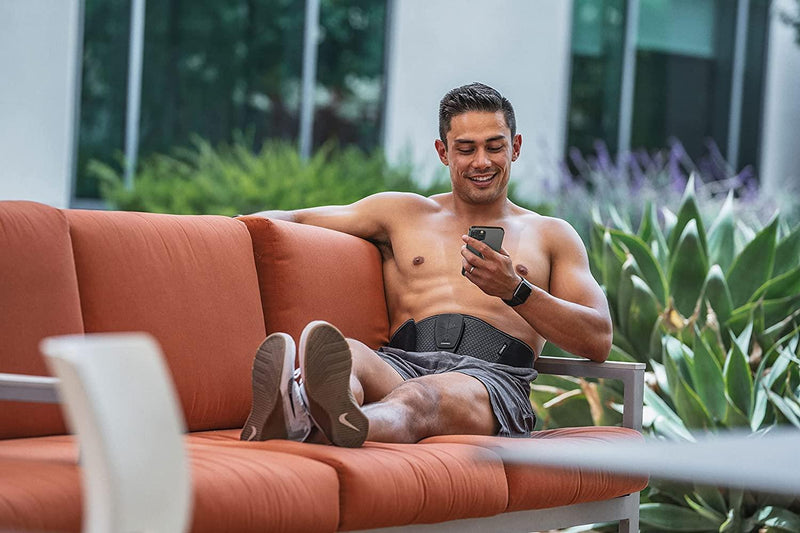 Compex Corebelt 3.0 - ceinture d'électrostimulation pour les abdos et les lombaires avec 6 programmes - LUXING SPORT