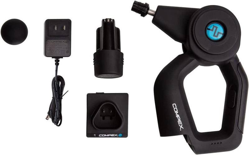 Compex Pistolet de massage Fixx 1.0, Black, Taille unique - LUXING SPORT