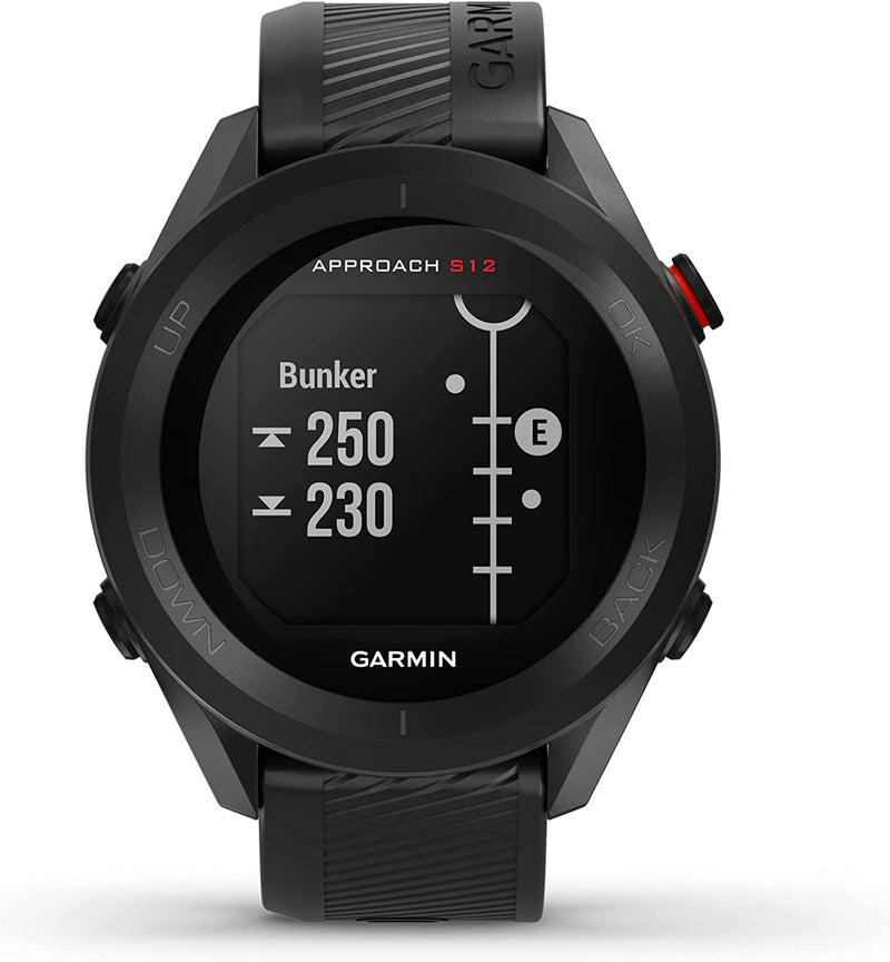 Garmin Approach S12 43 mm MIP Noir GPS (satellite) - LUXING SPORT