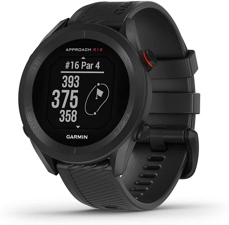 Garmin Approach S12 43 mm MIP Noir GPS (satellite) - LUXING SPORT