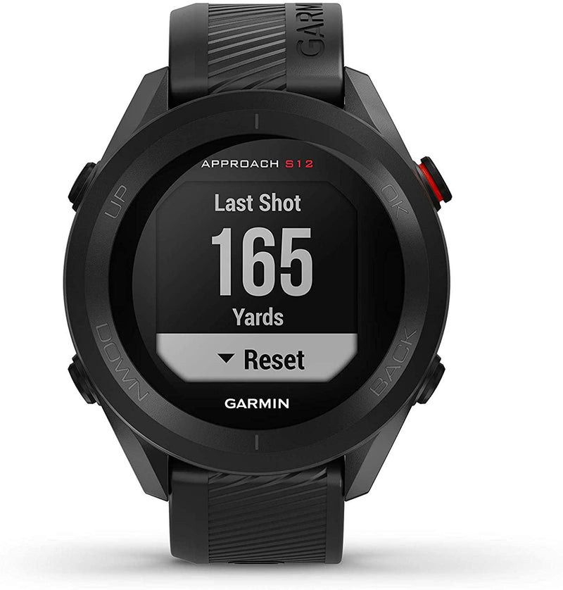 Garmin Approach S12 43 mm MIP Noir GPS (satellite) - LUXING SPORT