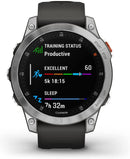 Garmin - Epix™ - Montre GPS Multisport connectée avec écran AMOLED - LUXING SPORT