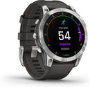 Garmin - Epix™ - Montre GPS Multisport connectée avec écran AMOLED - LUXING SPORT