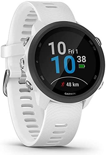 Garmin Forerunner 245 Music - Montre GPS Multi-activité de Running - Boîtier 42 mm Blanc - LUXING SPORT