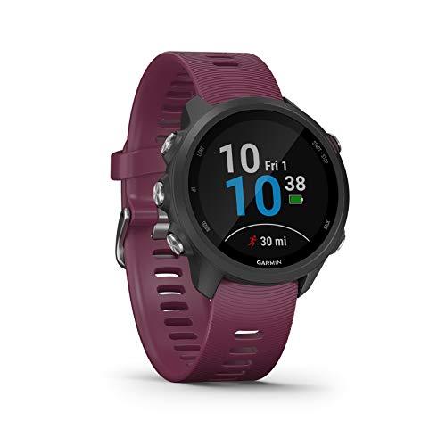 Garmin Forerunner 245 Music - Montre GPS Multi-activité de Running - Boîtier 42 mm Blanc - LUXING SPORT
