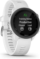 Garmin Forerunner 245 Music - Montre GPS Multi-activité de Running - Boîtier 42 mm Blanc - LUXING SPORT