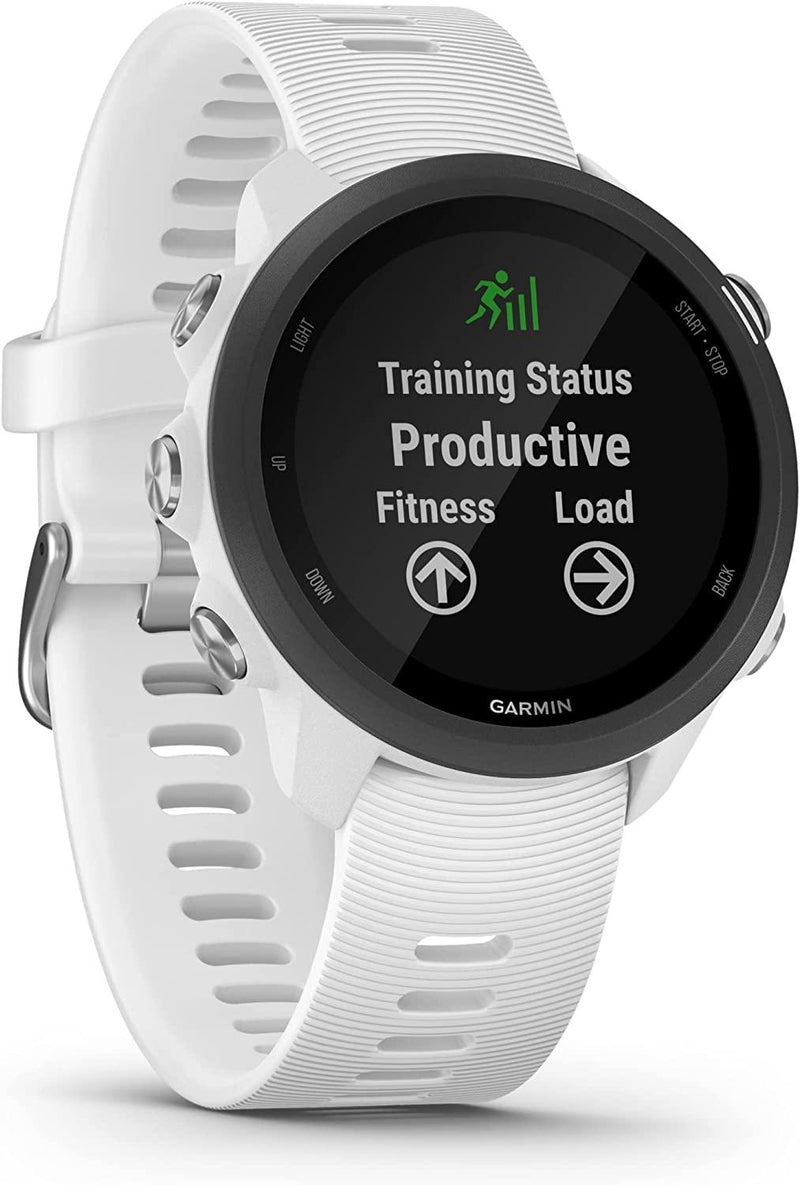 Garmin Forerunner 245 Music - Montre GPS Multi-activité de Running - Boîtier 42 mm Blanc - LUXING SPORT