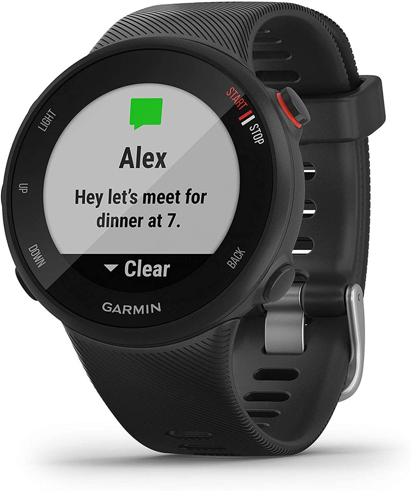 Garmin Forerunner 45-- Montre de course à pied -Small (39 mm), Noire - LUXING SPORT