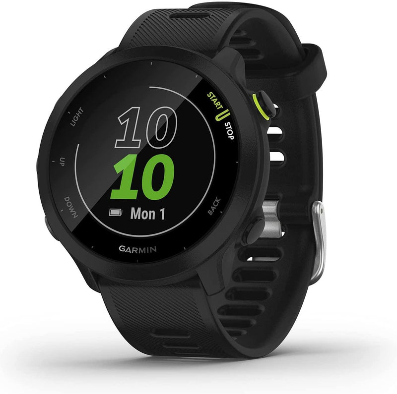 GARMIN – Forerunner 55 - Montre GPS multi-activités running. Courez de votre mieux avec des outils d'entraînement utiles– Noire - LUXING SPORT