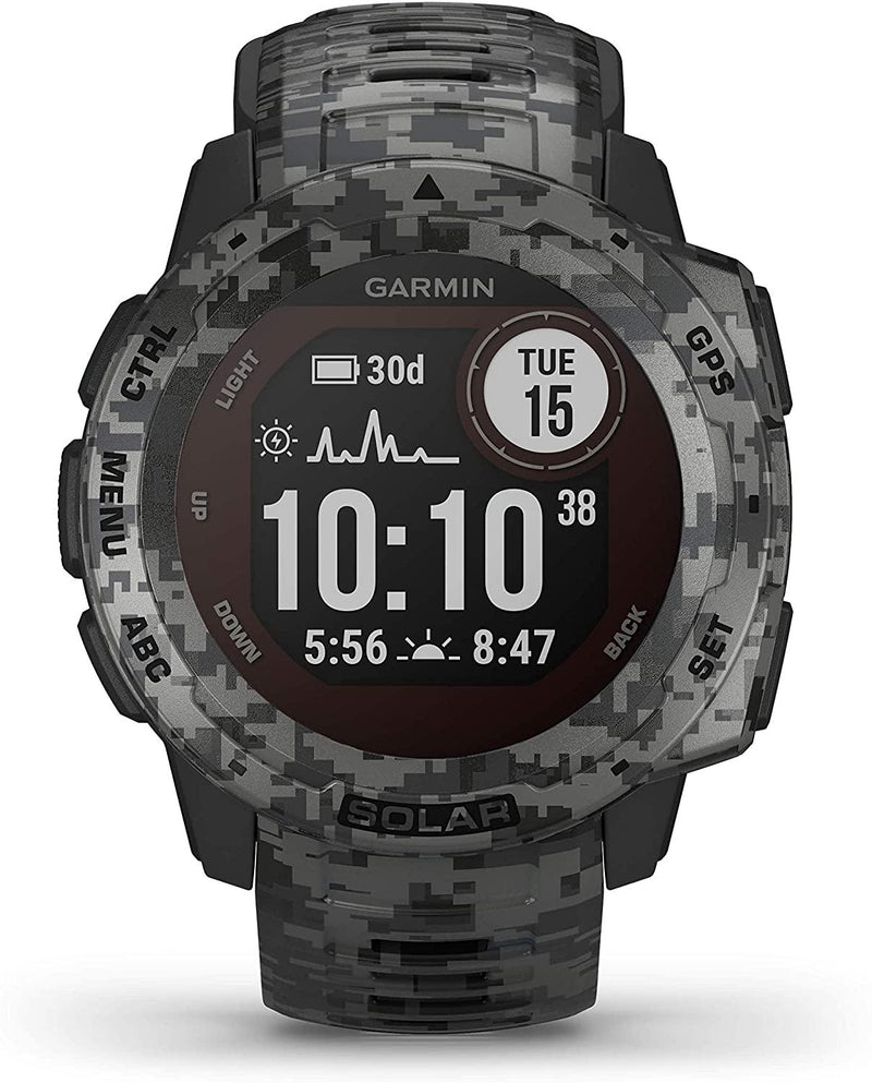 Garmin Instinct - Montre GPS Multi-Fonctions Outdoor - Graphite Gray - LUXING SPORT