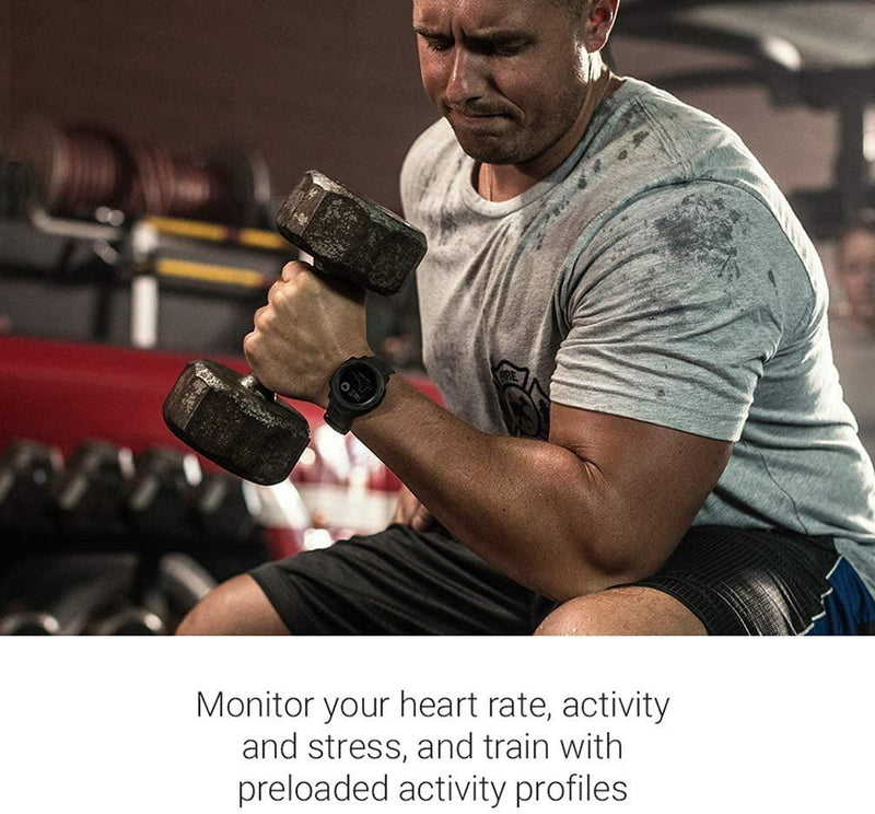 Garmin Instinct - Montre GPS Multi-Fonctions Outdoor - Graphite Gray - LUXING SPORT