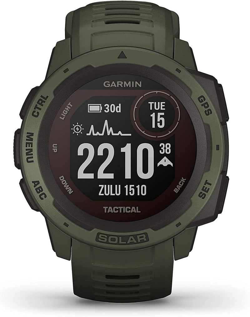 Garmin Instinct - Montre GPS Multi-Fonctions Outdoor - Graphite Gray - LUXING SPORT
