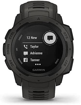 Garmin Instinct - Montre GPS Multi-Fonctions Outdoor - Graphite Gray - LUXING SPORT