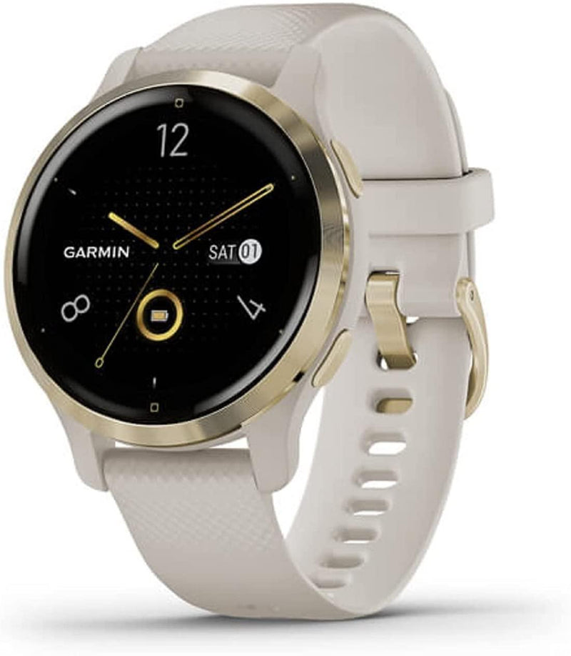 Garmin Venu 2S Montre Connectée 2,79 cm (1.1") 40 mm AMOLED Or GPS (satellite) Beige - LUXING SPORT