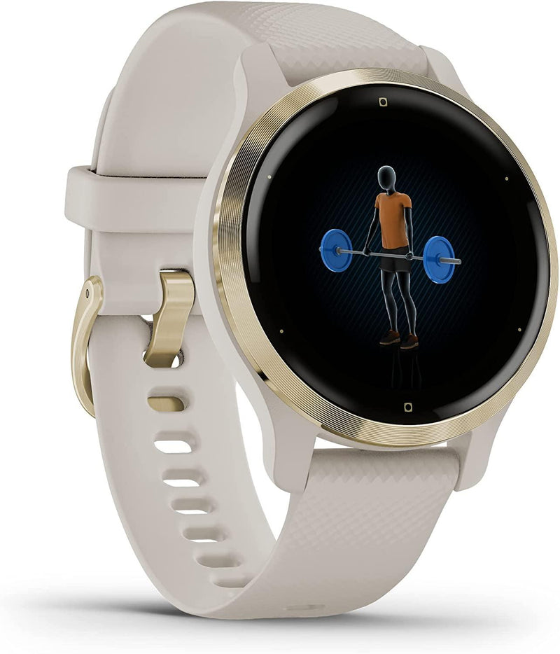 Garmin Venu 2S Montre Connectée 2,79 cm (1.1") 40 mm AMOLED Or GPS (satellite) Beige - LUXING SPORT