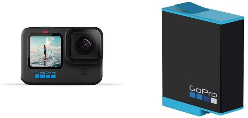 GoPro HERO 10 - Caméra d'action étanche, vidéo Ultra HD, qualité d’image éblouissante, fluidité inédite et la meilleure stabilisation à tout moment. - LUXING SPORT