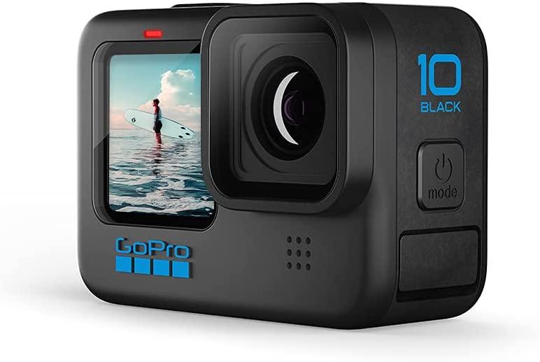GoPro HERO 10 - Caméra d'action étanche, vidéo Ultra HD, qualité d’image éblouissante, fluidité inédite et la meilleure stabilisation à tout moment. - LUXING SPORT