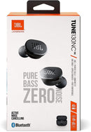JBL TWS Tune 130NC – Écouteurs intra-auriculaires sans fil, Bluetooth, Son Pure Bass JBL, étanche et avec réduction du bruit, jusqu'à 40 heures d'autonomie, en noir - LUXING SPORT