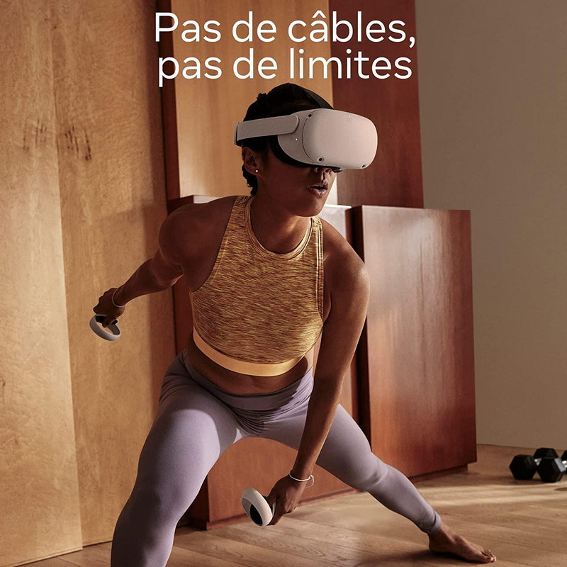 Meta Quest 2 - Casque de réalité virtuelle tout-en-un dernière génération - LUXING SPORT