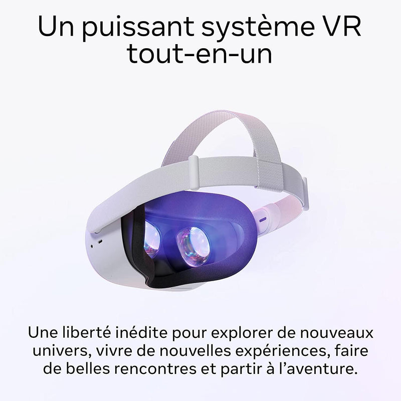 Meta Quest 2 - Casque de réalité virtuelle tout-en-un dernière génération - LUXING SPORT