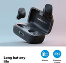 Sennheiser MOMENTUM True Wireless 3 - Écouteurs intra-auriculaires Bluetooth pour la musique et les appels avec réduction adaptative de bruit et durée de vie de la batterie de 28 heures, Noir - LUXING SPORT