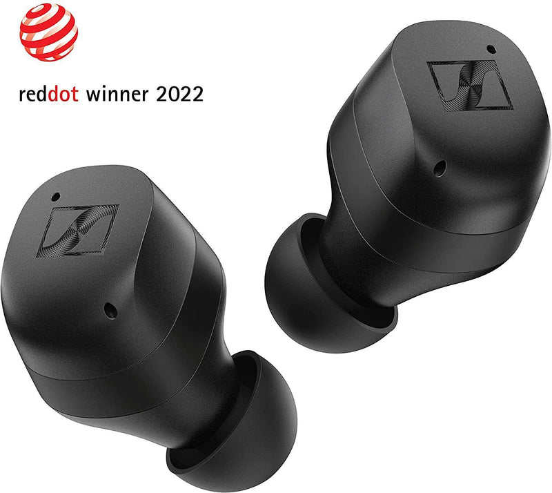 Sennheiser MOMENTUM True Wireless 3 - Écouteurs intra-auriculaires Bluetooth pour la musique et les appels avec réduction adaptative de bruit et durée de vie de la batterie de 28 heures, Noir - LUXING SPORT