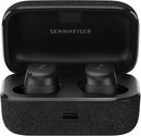 Sennheiser MOMENTUM True Wireless 3 - Écouteurs intra-auriculaires Bluetooth pour la musique et les appels avec réduction adaptative de bruit et durée de vie de la batterie de 28 heures, Noir - LUXING SPORT