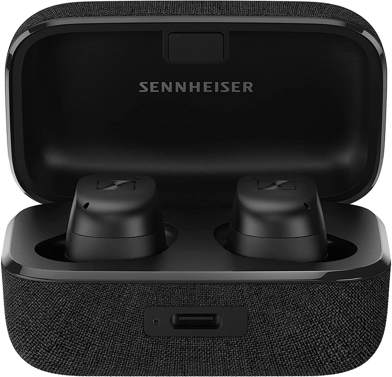 Sennheiser MOMENTUM True Wireless 3 - Écouteurs intra-auriculaires Bluetooth pour la musique et les appels avec réduction adaptative de bruit et durée de vie de la batterie de 28 heures, Noir - LUXING SPORT