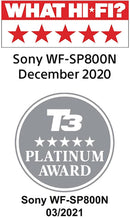 Sony WF-SP800N Ecouteurs sans fil bluetooth à réduction de bruit numérique, avec arcs de stabilisation pour le sport - LUXING SPORT