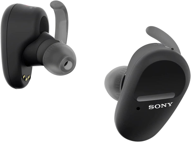 Sony WF-SP800N Ecouteurs sans fil bluetooth à réduction de bruit numérique, avec arcs de stabilisation pour le sport - LUXING SPORT