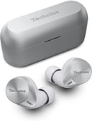 Technics EAH-AZ60 I Ecouteurs Bluetooth Sans Fil (HP 8mm, Réduction de Bruit, Son Hi-Res, Appels Haute Qualité, 8 Mic., BT 5.2 Multipoint, Autonom. 24h, Charge rapide, IPX4) Noir - Version Française - LUXING SPORT