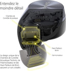 Technics EAH-AZ60 I Ecouteurs Bluetooth Sans Fil (HP 8mm, Réduction de Bruit, Son Hi-Res, Appels Haute Qualité, 8 Mic., BT 5.2 Multipoint, Autonom. 24h, Charge rapide, IPX4) Noir - Version Française - LUXING SPORT