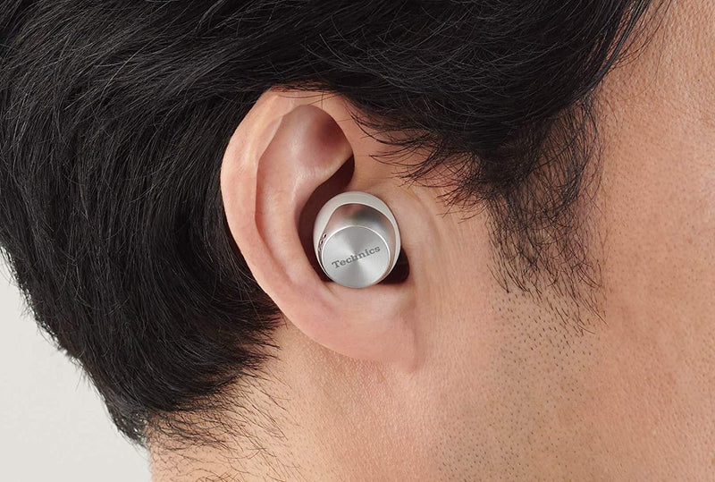 Technics Ecouteurs true wireless EAH-AZ70WE-S I HP 10mm Double réduction de bruits Bluetooth Touch sensor Charge rapide Activation assistant vocal IPX4 silver - Version Française - LUXING SPORT