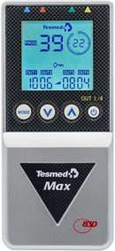 Tesmed Max 830 électrostimulateur musculaire professionnel avec 20 électrodes - 220 types de traitements - 99 programmes- abdominaux, ems, waims, massage tens - LUXING SPORT